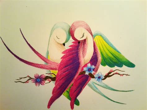 Love Bird Drawing at GetDrawings | Free download