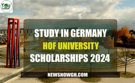 Study In Germany: Hof University Scholarships 2024