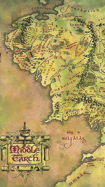 Middle Earth Map High Resolution