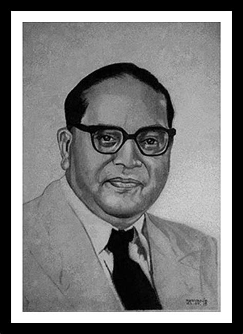 Dr. Babasaheb Ambedkar Drawing by Shivkumar Menon | Saatchi Art