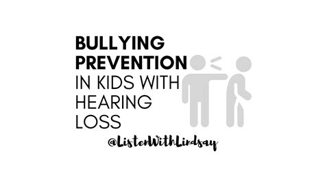 Bullying Prevention in Kids With Hearing Loss – Listen With Lindsay