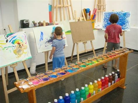 10 Inspiring Art Studios for Kids - Meri Cherry | Kids art studio, Art for kids, Art studios