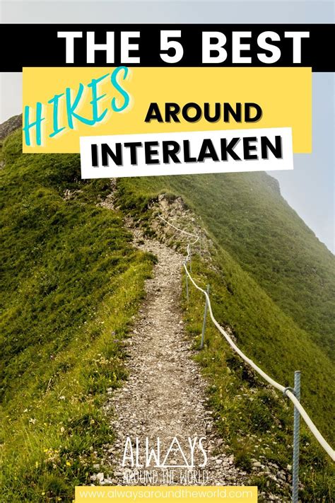 The BEST hiking trails in Interlaken | Switzerland travel guide, Europe ...