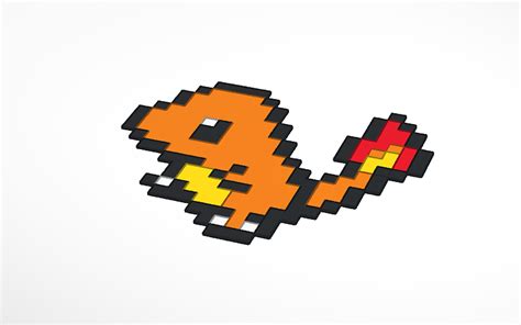 3D design Pokemon - Charmander | Tinkercad