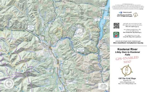 Kootenai River Libby Dam to Kootenai Falls map by Off The Grid Maps - Avenza Maps | Avenza Maps