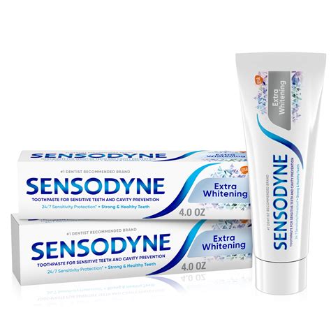 Sensodyne Extra Whitening Sensitive Toothpaste, 4 Oz, 2 Pack - Walmart ...