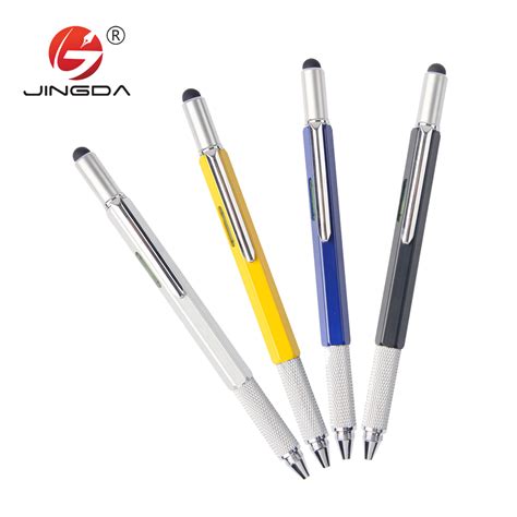 5 In 1 Multi Tool Multi-function Stylus Multi Function Pen With Screwdriver And Ruler Ver And ...