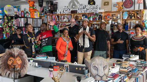 The Cast of "The Lion King" Performs an Amazing Tiny Desk Concert