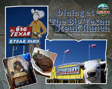 Dining at The Big Texan Steak Ranch | Go Full-Time RVing