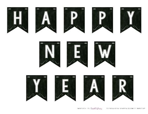 Happy New Year 2019 Printable Banner | Happy new year banner, New year ...