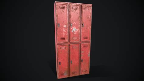 ArtStation - Rusty Old Locker | Game Assets