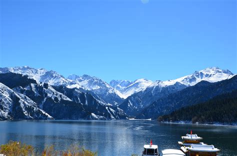 Gambar : gunung, salju, danau, Pegunungan, kendaraan, fjord, pegunungan ...