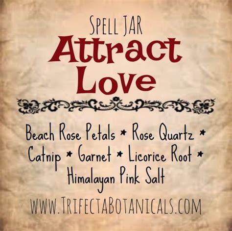 ATTRACT LOVE Spell Jar of Crystals Herbs Salts // Full | Etsy in 2022 | Love spells, Love spell ...