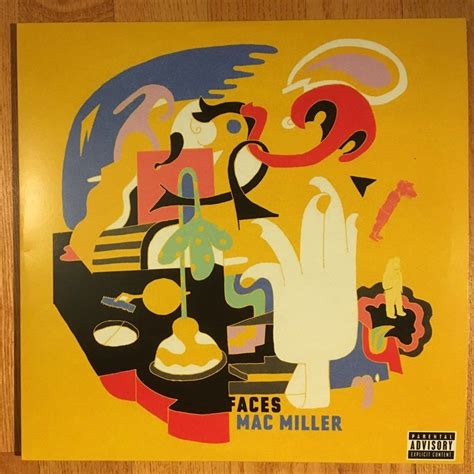 Mac Miller - Faces [2LP] Limited Edition Black Vinyl 12" Record 2018 33 ...