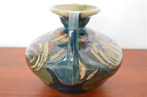 Art Nouveau Ceramic Vase from Plateelbakkerij Zuid Holland for sale at ...