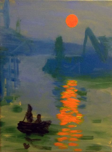 Monet, Impression, Sunrise on Behance