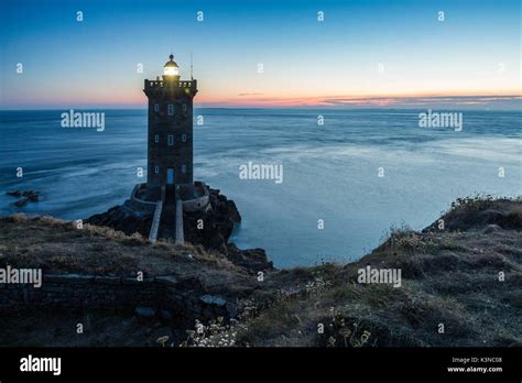 Kermorvan lighthouse. Le Conquet, Finistère, Brittany, France Stock Photo - Alamy