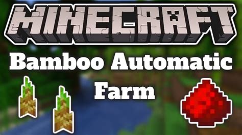 How to Build an Automatic Bamboo Farm 1.17 + in 2022 | Minecraft ...