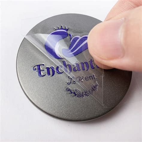 100pcs/lot custom UV transfer stickers removable vinyl sticker transfer ...