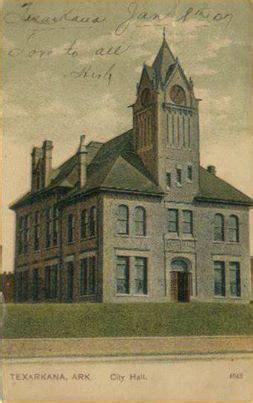 Texarkana City Hall in 1907 | Texarkana, City hall, Hometown