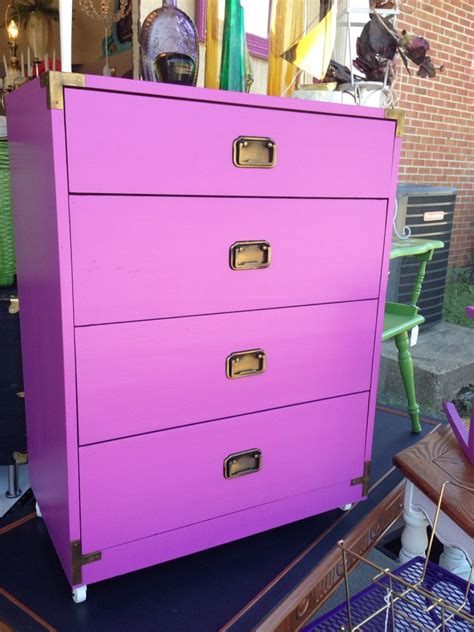 Orchid Pink chest of drawers / dresser with casters, by Home Girl Decor. | Girl decor, Pink ...