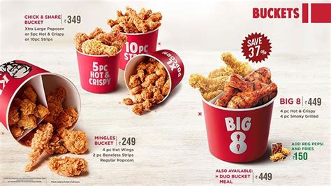 KFC Menu Price and Offers