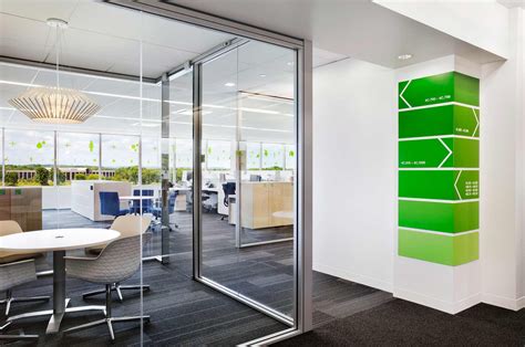 Office design glass walls - Hawk Haven