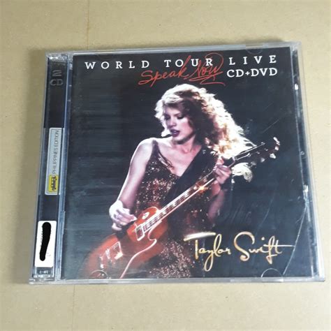 Taylor Swift Speak Now World Tour Live CD+DVD, Hobbies & Toys, Music ...