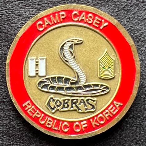 Camp Casey Cobras Republic of Korea Challenge Coin | eBay