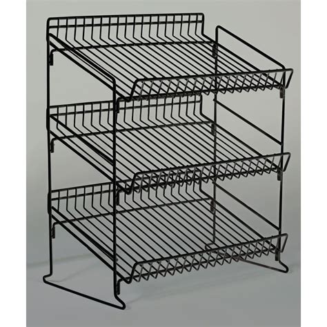 This 3 tier wire counter top display rack is great for merchandising ...