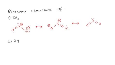 Resonance Structure For So2