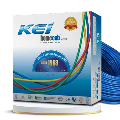 KEI HomeCab FR House Wire, Roll Length: 90 m, Wire Size: 1.5 sqmm at Rs ...