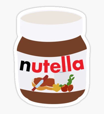 Nutella Stickers | Redbubble