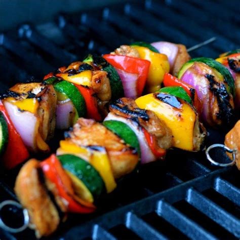 Yummy Honey Chicken Kabobs | Recipe | Honey chicken kabobs, Kabob recipes, Chicken kabob recipes