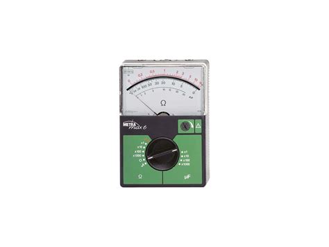 Gossen Metrawatt METRAmax 6 Analog Indication, 50 Ohm to 1 MOhm; 30 to 30000 uF, Ohmmeter ...