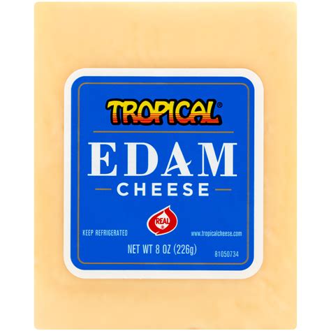 Edam Wedge 8oz - Tropical Cheese