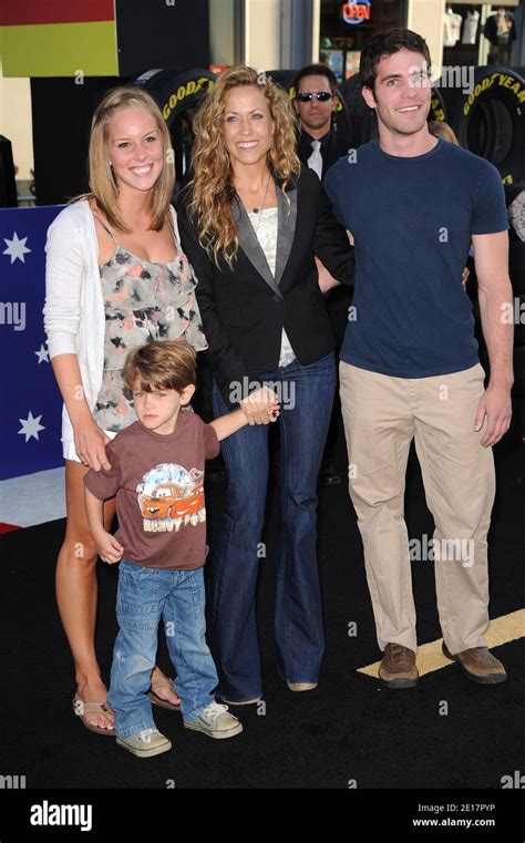 Sheryl Crow and her son Wyatt Steven Crow attend the Pixars Studios 'Cars 2' premiere in Los ...