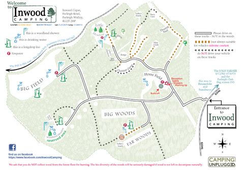 Camping Unplugged - Inwood Map