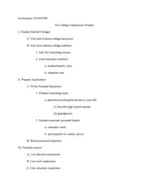 Alphanumeric Outline Template - Fill Online, Printable, Fillable, Blank ...