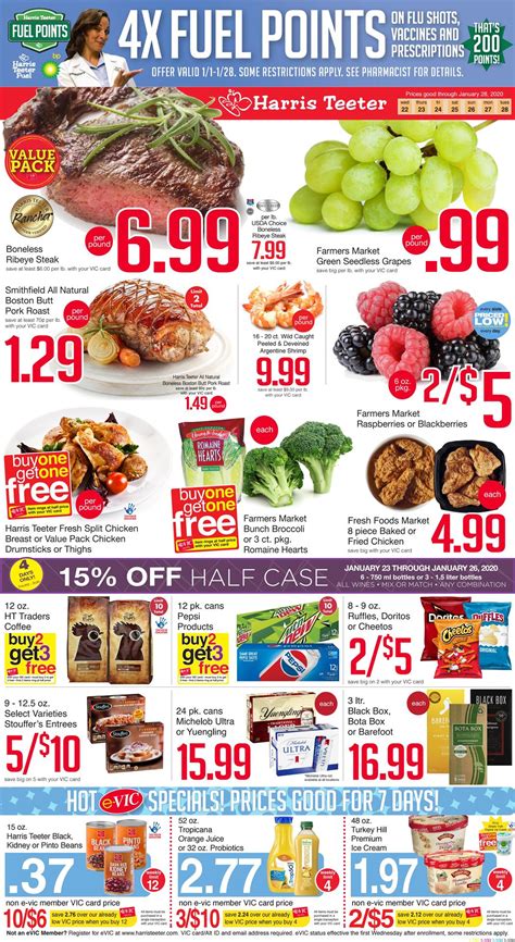 Harris Teeter Weekly Ad Jan 22 – Jan 28, 2020