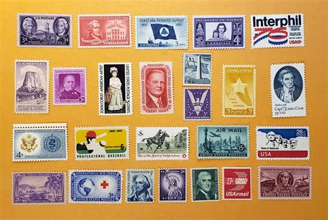 25 UNUSED US Postage stamps Mint Vintage USA stamps Assorted | Etsy