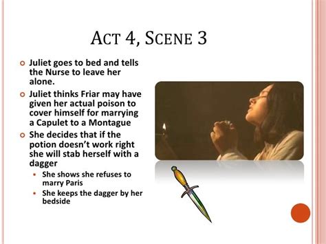 Romeo and Juliet Act 4 Summary Notes