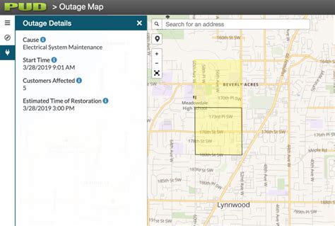 Snohomish PUD introduces 'Estimated Time of Restoration' to outage map ...