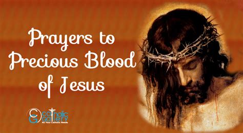 Prayers to Precious Blood of Jesus - Catholic Gallery