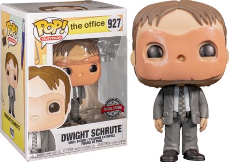 The Office Funko Pop! Dwight Schrute (with CPR Mask) #927 (Pre-Order) | Funko pop vinyl, Vinyl ...