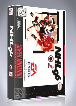 SNES - NHL 96 Custom Game Case | Retro Game Cases