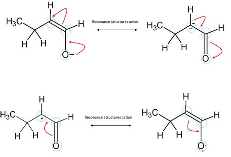 [Solved] Resonance structures for C4H7O? Linear form. | Course Hero