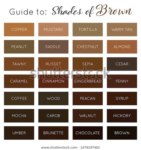 the shades of brown are used in different ways