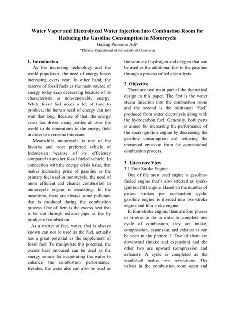 Steam Injection | PDF | Internal Combustion Engine | Combustion