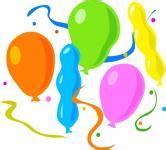 Colourful Balloons Clip Art Free Stock Photo - Public Domain Pictures